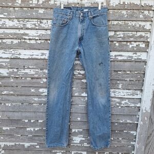 Vintage Levis 505 Regular Straight Leg Jeans Size 32 X 34
